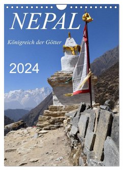 Nepal- Königreich der Götter (Wandkalender 2024 DIN A4 hoch), CALVENDO Monatskalender