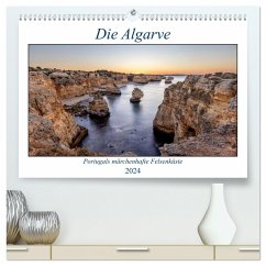 Die Algarve - Portugals märchenhafte Felsenküste (hochwertiger Premium Wandkalender 2024 DIN A2 quer), Kunstdruck in Hochglanz