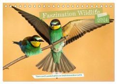 Faszination Wildlife (Tischkalender 2024 DIN A5 quer), CALVENDO Monatskalender - Bauer, Frederic
