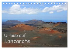 Urlaub auf Lanzarote (Tischkalender 2024 DIN A5 quer), CALVENDO Monatskalender - Eppele, Klaus