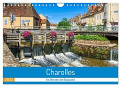 Charolles - Im Herzen des Burgund (Wandkalender 2024 DIN A4 quer), CALVENDO Monatskalender