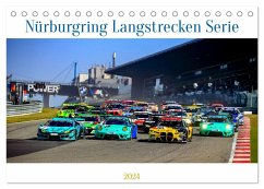 Nüburgring Langstrecken Serie 2024 (Tischkalender 2024 DIN A5 quer), CALVENDO Monatskalender
