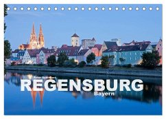 Regensburg - Bayern (Tischkalender 2024 DIN A5 quer), CALVENDO Monatskalender