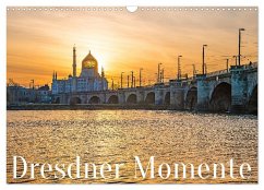 Dresdner Momente (Wandkalender 2024 DIN A3 quer), CALVENDO Monatskalender - Micala-Photographie