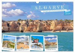 Algarve - Portugals malerische Küstenlandschaften (Wandkalender 2024 DIN A3 quer), CALVENDO Monatskalender