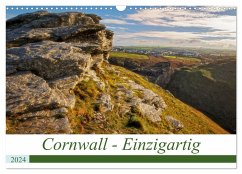 Cornwall - Einzigartig (Wandkalender 2024 DIN A3 quer), CALVENDO Monatskalender - Steinbach, Manuela