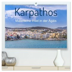 Karpathos - Malerische Insel in der Ägäis (hochwertiger Premium Wandkalender 2024 DIN A2 quer), Kunstdruck in Hochglanz