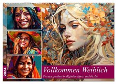 Vollkommen Weiblich (Wandkalender 2024 DIN A2 quer), CALVENDO Monatskalender - Waurick, Kerstin
