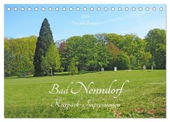 Bad Nenndorf, Kurpark-Impressionen (Tischkalender 2024 DIN A5 quer), CALVENDO Monatskalender