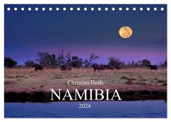 NAMIBIA Christian Heeb (Tischkalender 2024 DIN A5 quer), CALVENDO Monatskalender