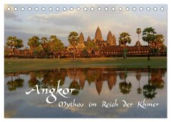 Angkor - Mythos im Reich der Khmer (Tischkalender 2024 DIN A5 quer), CALVENDO Monatskalender