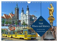 Visit Pilsen & Klatovy - Zwei böhmische Städte - Ein perfekter Urlaubstag (Wandkalender 2024 DIN A4 quer), CALVENDO Monatskalender