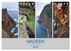 MADEIRA, Trauminsel im Atlantik (Tischkalender 2024 DIN A5 quer), CALVENDO Monatskalender - Senff, Ulrich