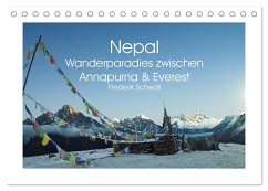 Nepal - Wanderparadies zwischen Annapurna & Everest (Tischkalender 2024 DIN A5 quer), CALVENDO Monatskalender