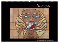 Azulejos - Portugals beliebte Kachel Kunst (Wandkalender 2024 DIN A2 quer), CALVENDO Monatskalender