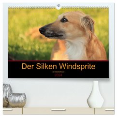 Der Silken Windsprite - ein Seelenhund (hochwertiger Premium Wandkalender 2024 DIN A2 quer), Kunstdruck in Hochglanz