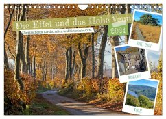 Die Eifel und das Hohe Venn (Wandkalender 2024 DIN A4 quer), CALVENDO Monatskalender