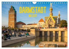 Darmstadt im Licht (Wandkalender 2024 DIN A4 quer), CALVENDO Monatskalender
