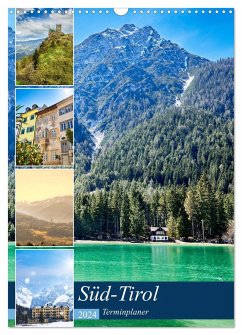 Süd-Tirol Terminplaner (Wandkalender 2024 DIN A3 hoch), CALVENDO Monatskalender