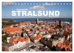 Hansestadt Stralsund (Tischkalender 2024 DIN A5 quer), CALVENDO Monatskalender