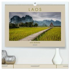 Laos - eine Bildreise (hochwertiger Premium Wandkalender 2024 DIN A2 quer), Kunstdruck in Hochglanz