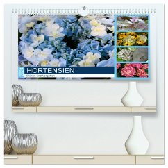 Hortensien Blühen und Vergehen (hochwertiger Premium Wandkalender 2024 DIN A2 quer), Kunstdruck in Hochglanz
