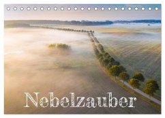 Nebelzauber (Tischkalender 2024 DIN A5 quer), CALVENDO Monatskalender