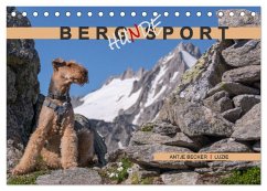Berg-Hunde-Sport (Tischkalender 2024 DIN A5 quer), CALVENDO Monatskalender