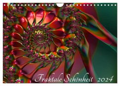 Fraktale Schönheit 2024 (Wandkalender 2024 DIN A4 quer), CALVENDO Monatskalender