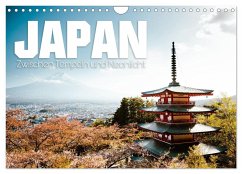 Japan - Zwischen Tempeln und Neonlicht (Wandkalender 2024 DIN A4 quer), CALVENDO Monatskalender