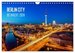Berlin City bei Nacht (Wandkalender 2024 DIN A4 quer), CALVENDO Monatskalender - Schäfer Photography, Stefan