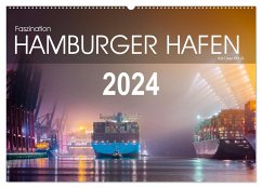 Faszination Hamburger Hafen (Wandkalender 2024 DIN A2 quer), CALVENDO Monatskalender - Kai-Uwe Klauß, kuk-foto