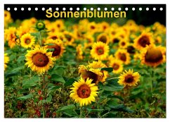 Sonnenblumen (Tischkalender 2024 DIN A5 quer), CALVENDO Monatskalender