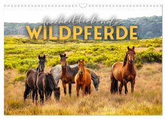 Freiheitsliebende Wildpferde (Wandkalender 2024 DIN A3 quer), CALVENDO Monatskalender