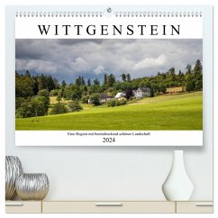 Wittgenstein ¿ Eine Region mit beeindruckend schöner Landschaft (hochwertiger Premium Wandkalender 2024 DIN A2 quer), Kunstdruck in Hochglanz - Bücker, Heidi