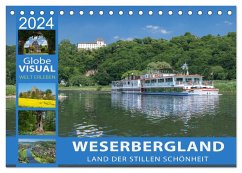 WESERBERGLAND - Land der stillen Schönheit (Tischkalender 2024 DIN A5 quer), CALVENDO Monatskalender