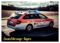 Einsatzfahrzeuge - Bayern (Tischkalender 2024 DIN A5 quer), CALVENDO Monatskalender
