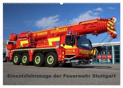 Einsatzfahrzeuge der Feuerwehr Stuttgart (Wandkalender 2024 DIN A2 quer), CALVENDO Monatskalender
