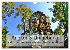 Angkor & Umgebung ¿ Eindrucksvolle Fotos aus dem Reich der Khmer (Wandkalender 2024 DIN A4 quer), CALVENDO Monatskalender