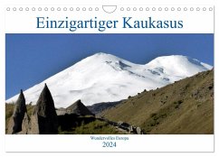 Einzigartiger Kaukasus (Wandkalender 2024 DIN A4 quer), CALVENDO Monatskalender - Cycleguide