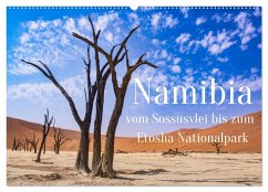 Namibia - Vom Sossusvlei bis zum Etosha Nationalpark (Wandkalender 2024 DIN A2 quer), CALVENDO Monatskalender