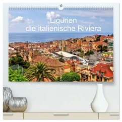 Ligurien - die italienische Riviera (hochwertiger Premium Wandkalender 2024 DIN A2 quer), Kunstdruck in Hochglanz - Kruse, Joana