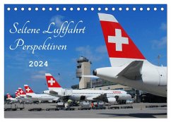Seltene Luftfahrt Perspektiven (Tischkalender 2024 DIN A5 quer), CALVENDO Monatskalender - Wubben, Arie