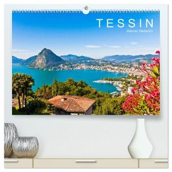 TESSIN Werner Dieterich (hochwertiger Premium Wandkalender 2024 DIN A2 quer), Kunstdruck in Hochglanz