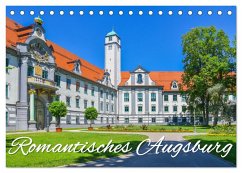 Romantisches Augsburg (Tischkalender 2024 DIN A5 quer), CALVENDO Monatskalender