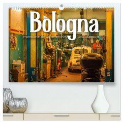 Bologna - Impressionen der wunderschönen Universitätsstadt. (hochwertiger Premium Wandkalender 2024 DIN A2 quer), Kunstdruck in Hochglanz