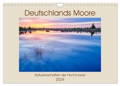 Deutschlands Moore (Wandkalender 2024 DIN A4 quer), CALVENDO Monatskalender
