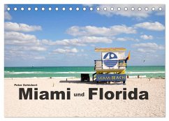 Miami und Florida (Tischkalender 2024 DIN A5 quer), CALVENDO Monatskalender - Schickert, Peter