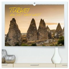 Türkei - von Ost nach West (hochwertiger Premium Wandkalender 2024 DIN A2 quer), Kunstdruck in Hochglanz