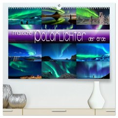 Magische Polarlichter der Erde (hochwertiger Premium Wandkalender 2024 DIN A2 quer), Kunstdruck in Hochglanz - Utz, Renate